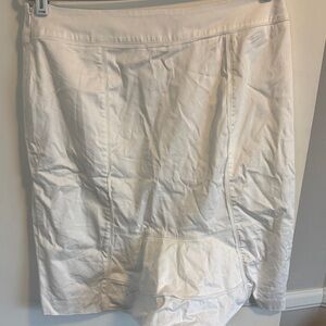 White House Black Market White Skirt